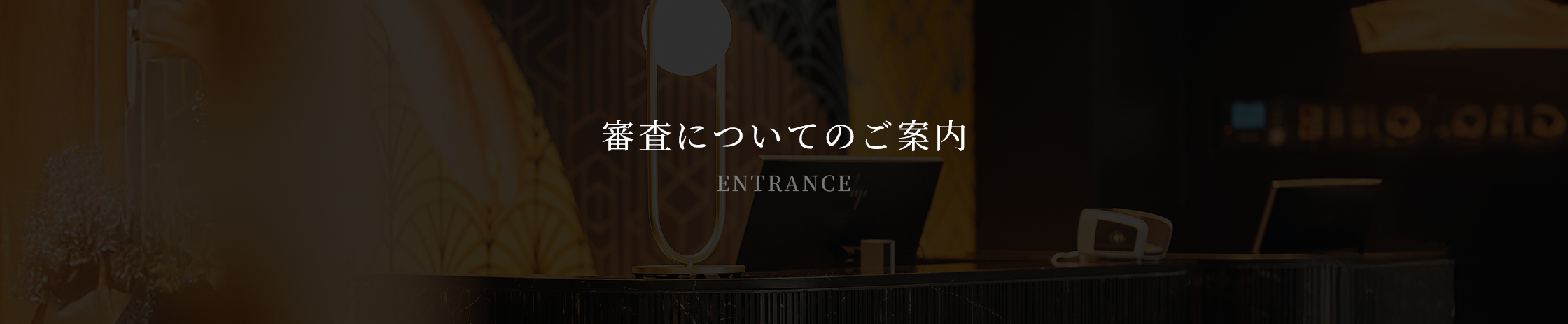 審査についてのご案内