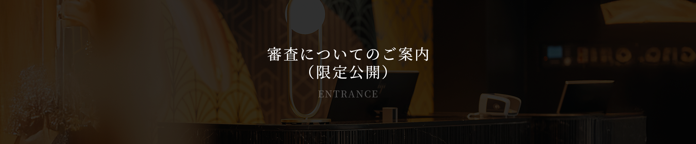 審査についてのご案内（限定公開）
